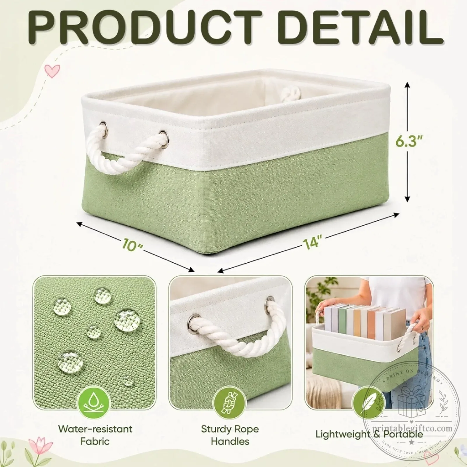 Personalized Kawaii Food and Animal Squishy Toy Storage Basket for Kids 12 Personalized Kawaii Food and Animal Squishy Toy Storage Basket for Kids
