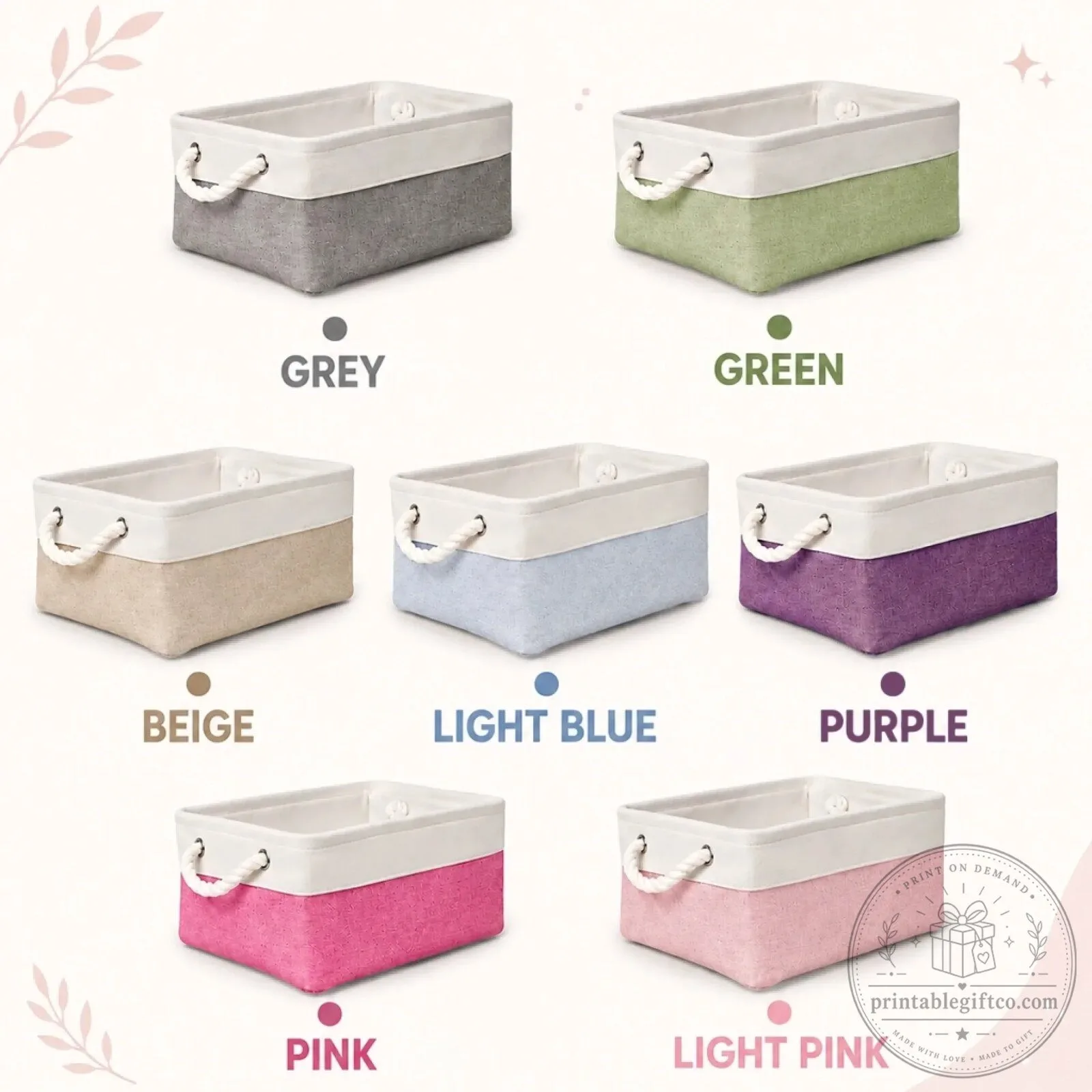 Personalized Kawaii Food and Animal Squishy Toy Storage Basket for Kids 13 Personalized Kawaii Food and Animal Squishy Toy Storage Basket for Kids
