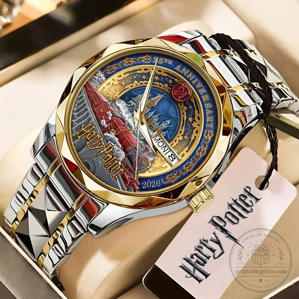 Harry Potter 25th Anniversary Hogwarts Express Luxury Quartz Watch