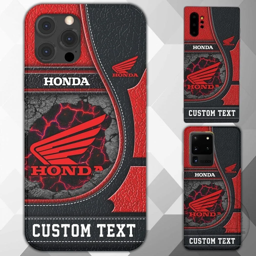 Honda Motorcycle Logo Custom Name Phone Case