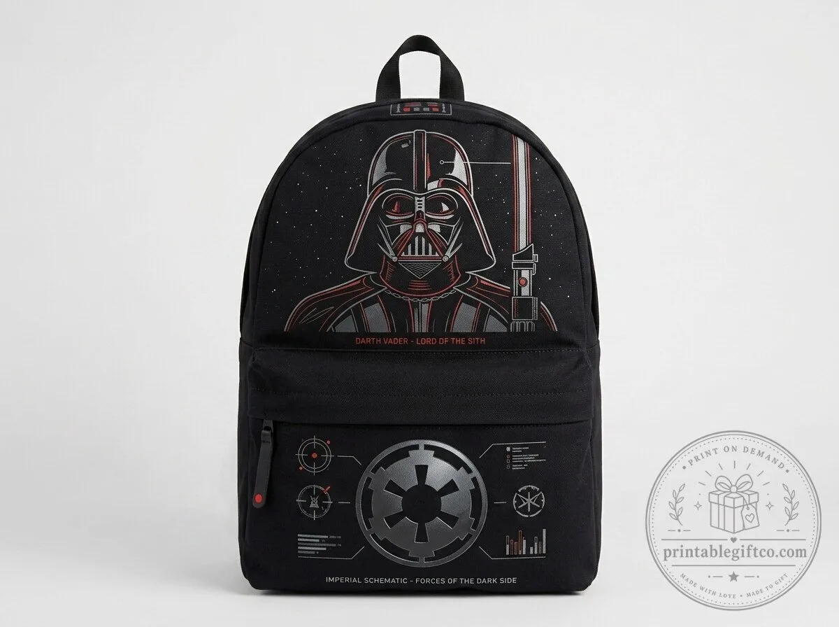 Star Wars Darth Vader Lord of the Sith Imperial Schematic Backpack